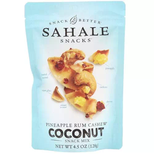 Sahale Snacks, Snack Mix, Pineapple Rum Cashew Coconut, 4.5 oz (128 g) Review