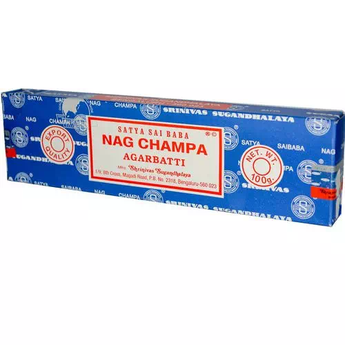 Sai Baba, Satya, Nag Champa, Agarbatti Incense Sticks, 100 g Review