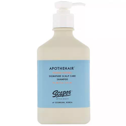 Scapes, Apothehair, Korean Ginseng, Signature Scalp Care Shampoo, 10.48 fl oz (310 ml) Review