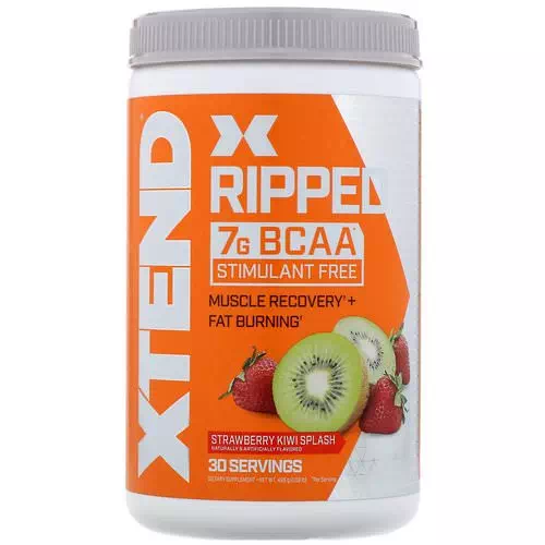Scivation, Xtend Ripped BCAAs, Strawberry Kiwi Splash, 1.09 lbs (495 g) Review
