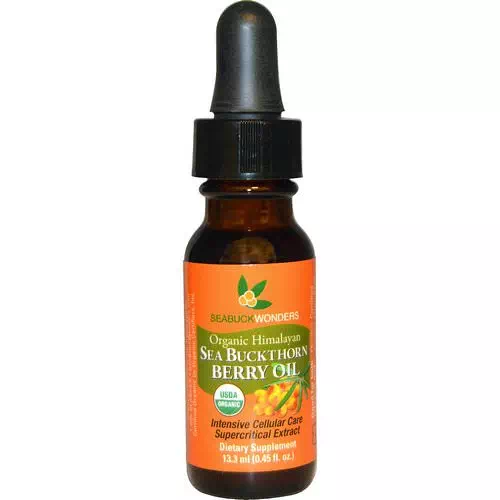 SeaBuckWonders, Organic Himalayan Sea Buckthorn Berry Oil, 0.45 fl oz (13.3 ml) Review