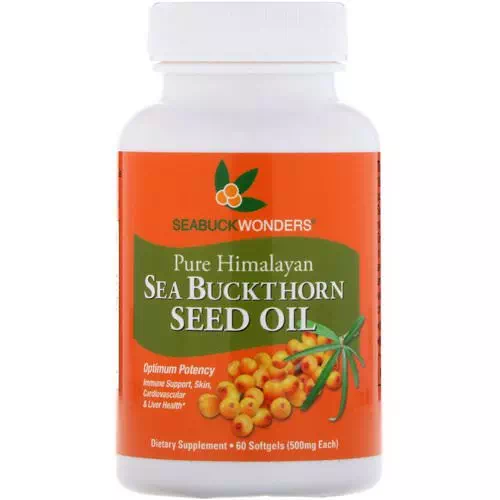 SeaBuckWonders, Sea Buckthorn Seed Oil, 500 mg, 60 Softgels Review