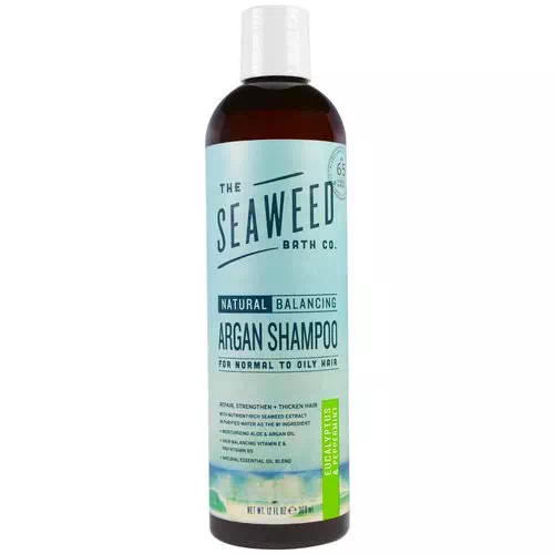 The Seaweed Bath Co, Natural Balancing Argan Shampoo, Eucalyptus & Peppermint, 12 fl oz (360 ml) Review