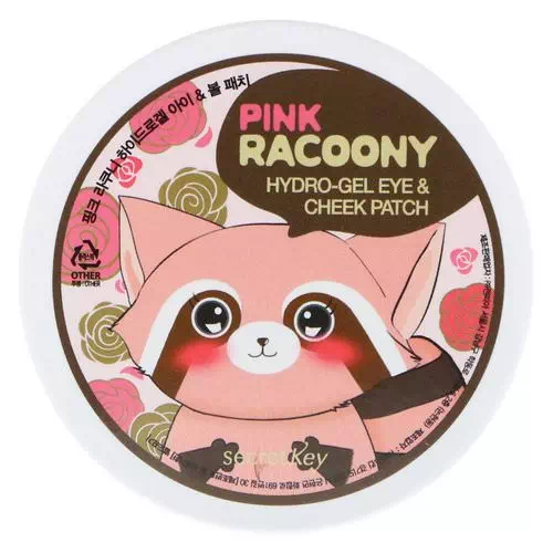 Secret Key, Pink Racoony Hydro Gel Eye & Cheek Patch, 60 Patches Review