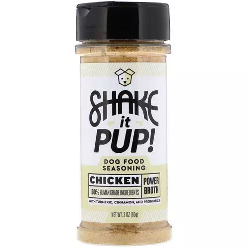 Shake it Pup, Dog Food Seasoning, Chicken Power Broth, 3 oz (85 g) Review