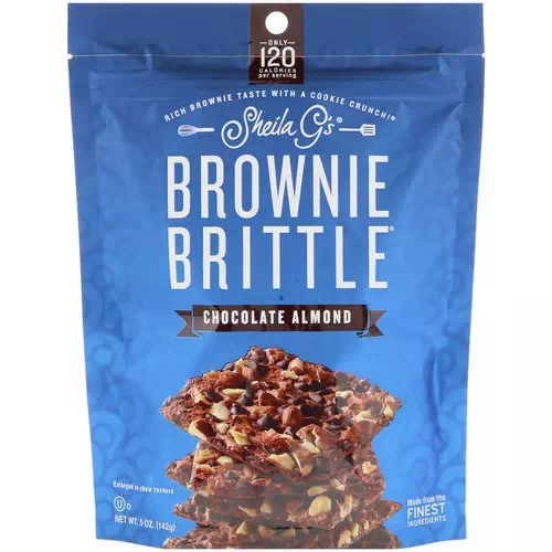 Sheila G's, Brownie Brittle, Chocolate Almond, 5 oz (142 g) Review