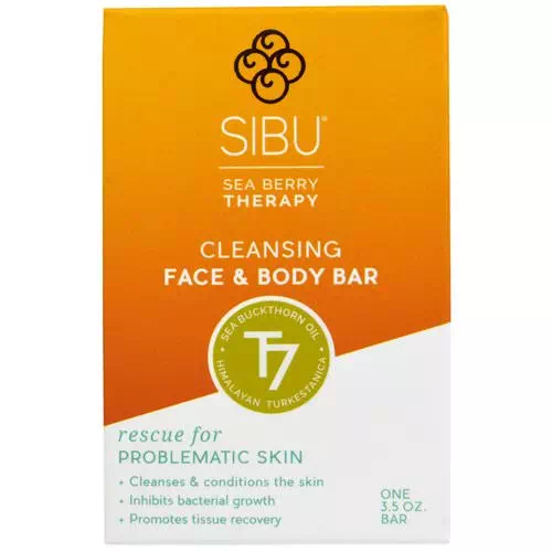 Sibu Beauty, Sea Berry Therapy, Cleansing Face and Body Bar, Sea Buckthorn Oil, T7, 3.5 oz Review