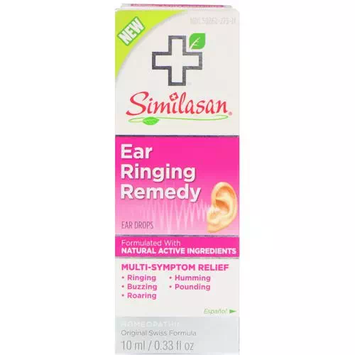 Similasan, Ear Ringing Remedy, Ear Drops, 10 ml (0.33 fl oz) Review