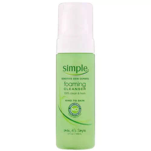 Simple Skincare, Foaming Cleanser, 5 fl oz (148 ml) Review