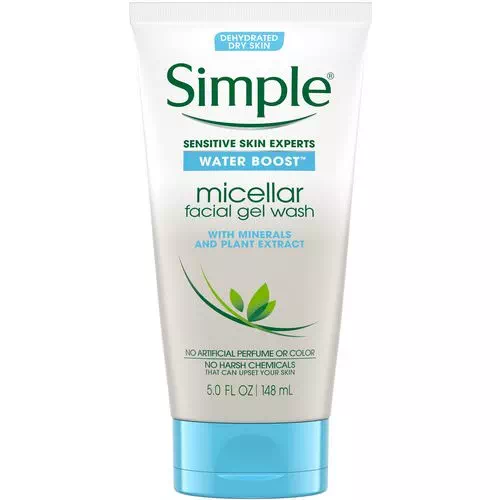 Simple Skincare, Micellar Facial Gel Wash, 5 fl oz (148 ml) Review