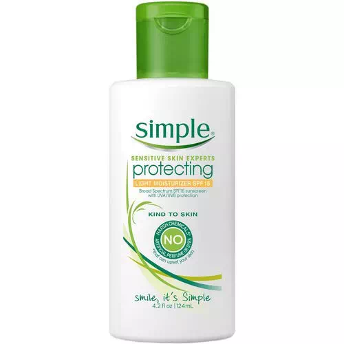 Simple Skincare, Protecting Light Moisturizer, SPF 15, 4.2 fl oz (124 ml) Review