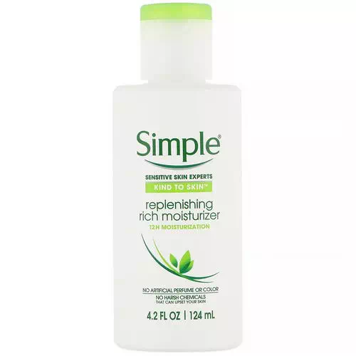 Simple Skincare, Replenishing Rich Moisturizer, 4.2 fl oz (124 ml) Review