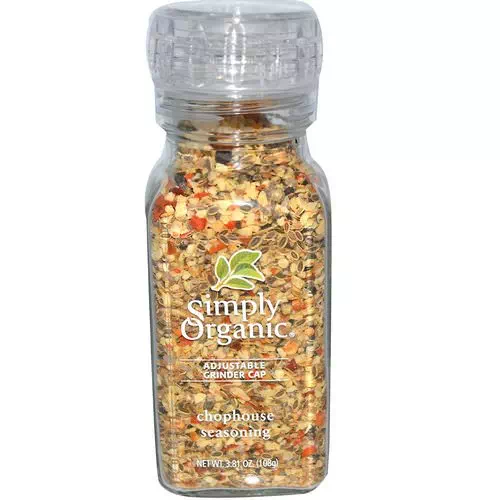 Simply Organic, Adjustable Grinder Cap, Chophouse Seasoning, 3.81 oz (108 g) Review