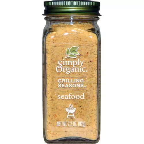 Simply Organic, Grilling Seasons, Seafood, Organic, 2.2 oz (62 g) Review