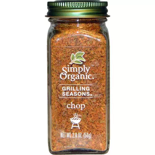 Simply Organic, Organic Grilling Seasons, Chop, 2.0 oz (56 g) Review