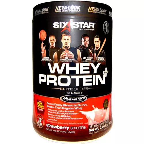 Six Star, Whey Protein+, Elite Series, Strawberry Smoothie, 2.00 lbs (907 g) Review