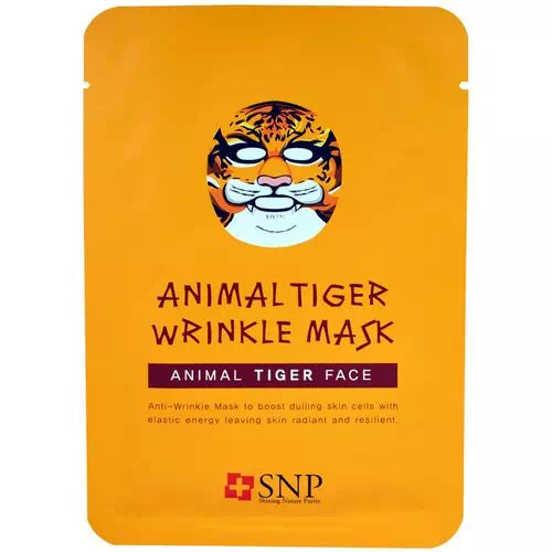 SNP, Animal Tiger Wrinkle Mask, 10 Masks x (25 ml) Each Review