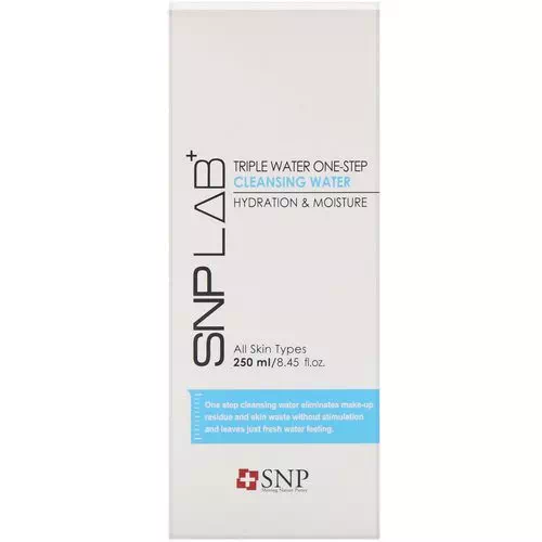 SNP, LAB+, Triple Water One-Step Cleansing Water, 8.45 fl oz (250 ml) Review