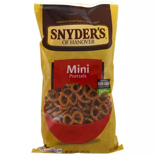 Snyder's, Mini Pretzels, Fat Free, 9 oz (255.2 g) Review