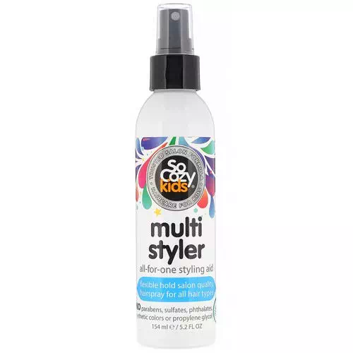 SoCozy, Kids, Multi Styler, All-for-One Styling Aid, All Hair Types, 5.2 fl oz (154 ml) Review