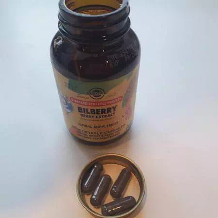 Solgar Herbs Homeopathy Bilberry
