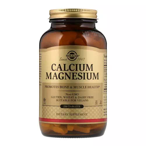 Solgar, Calcium Magnesium, 250 Tablets Review