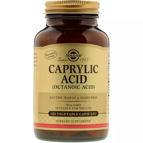 Solgar, Caprylic Acid, 100 Vegetable Capsules Review