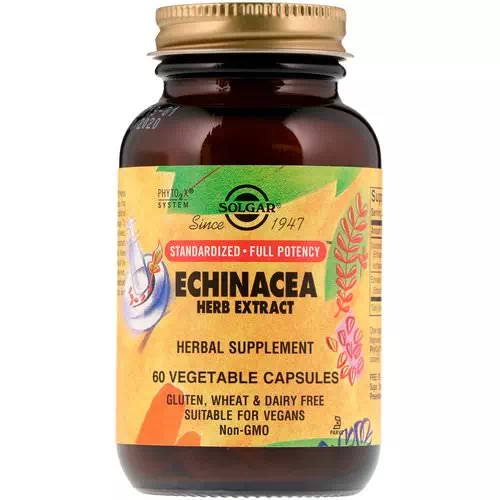 Solgar, Echinacea Herb Extract, 60 Vegetable Capsules Review