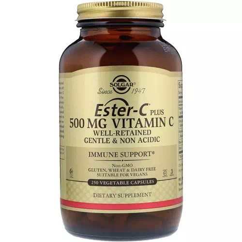 Solgar, Ester-C Plus, Vitamin C, 500 mg, 250 Vegetable Capsules Review