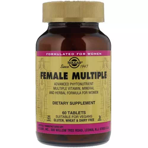 Solgar, Female Multiple, 60 Tablets Review