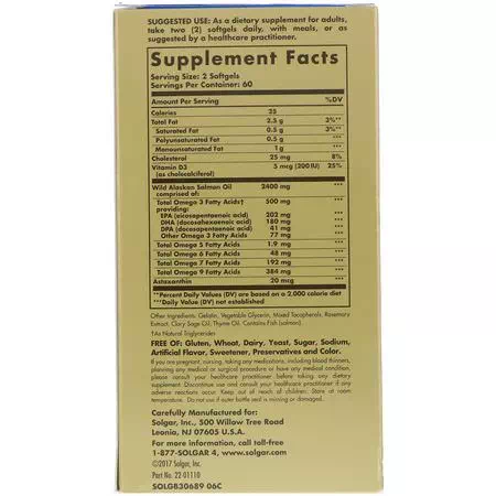 Salmon Oil, Omegas EPA DHA, Fish Oil, Supplements