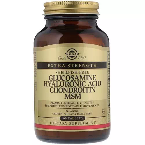 Solgar, Glucosamine Hyaluronic Acid Chondroitin MSM, 60 Tablets Review