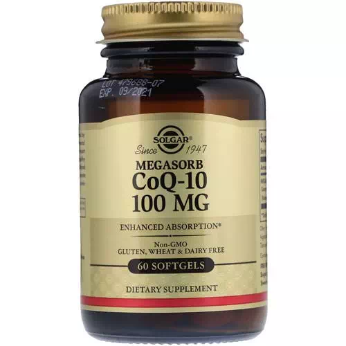 Solgar, Megasorb CoQ-10, 100 mg, 60 Softgels Review