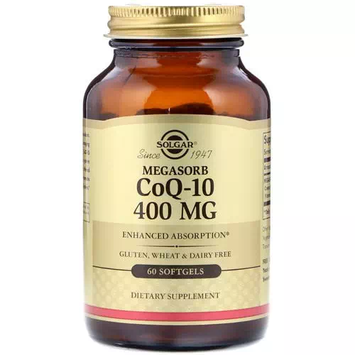 Solgar, Megasorb CoQ-10, 400 mg, 60 Softgels Review