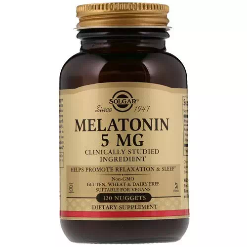 Solgar, Melatonin, 5 mg, 120 Nuggets Review
