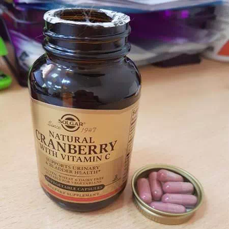 Solgar, Natural Cranberry with Vitamin C, 60 Vegetable Capsules Review