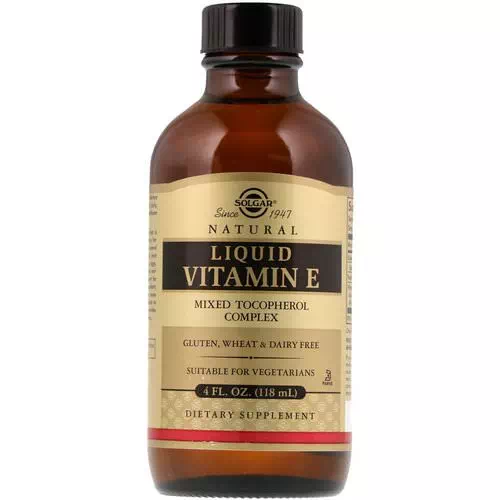 Solgar, Natural Liquid Vitamin E, 4 fl oz (118 ml) Review