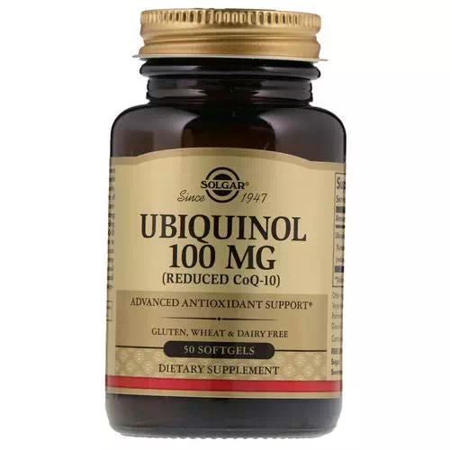 Solgar, Ubiquinol (Reduced CoQ10), 100 mg, 50 Softgels Review
