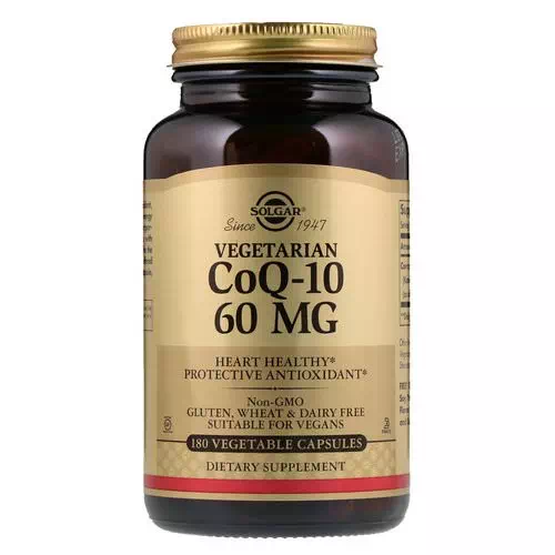 Solgar, Vegetarian CoQ-10, 60 mg, 180 Vegetable Capsules Review