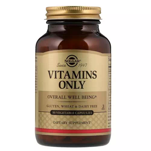 Legende Afstoting kust Solgar Multivitamin Vitamins Only
