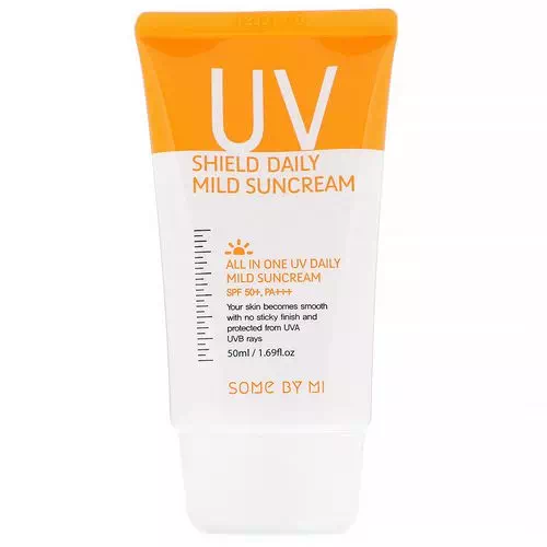 Some By Mi, UV Shield Daily Mild Suncream, SPF 50+ PA+++, 1.69 fl oz (50 ml) Review