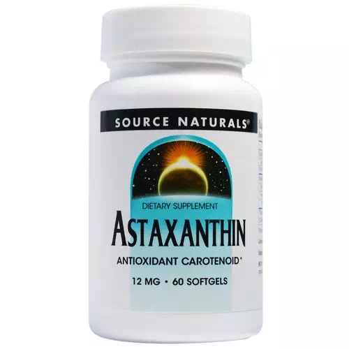Source Naturals, Astaxanthin, 12 mg, 60 Softgels Review