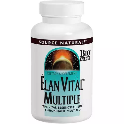 Source Naturals, Elan Vital Multiple, 90 Tablets Review