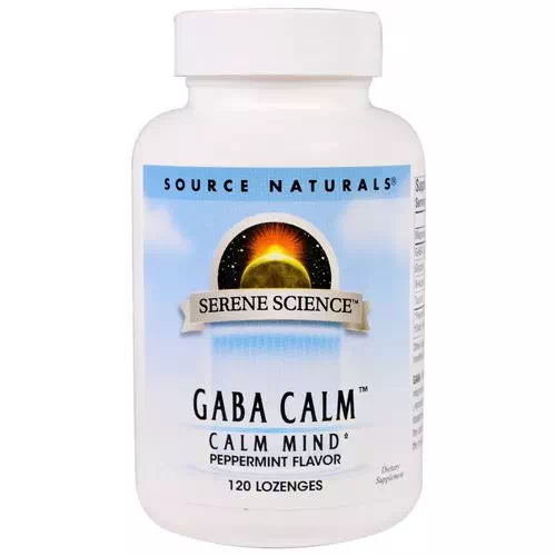 Source Naturals, GABA Calm, Peppermint Flavor, 120 Lozenges Review