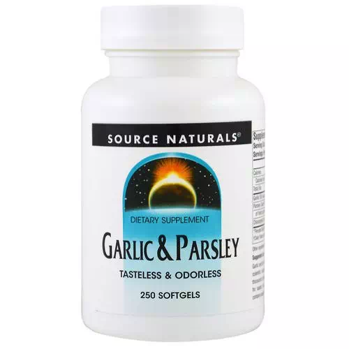 Source Naturals, Garlic & Parsley, 250 Softgels Review