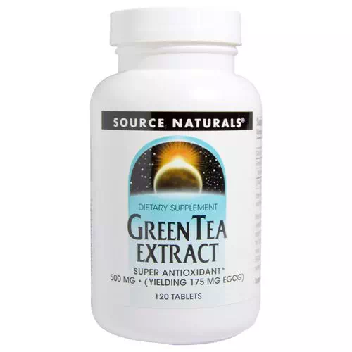 Source Naturals, Green Tea Extract, 500 mg, 120 Tablets Review