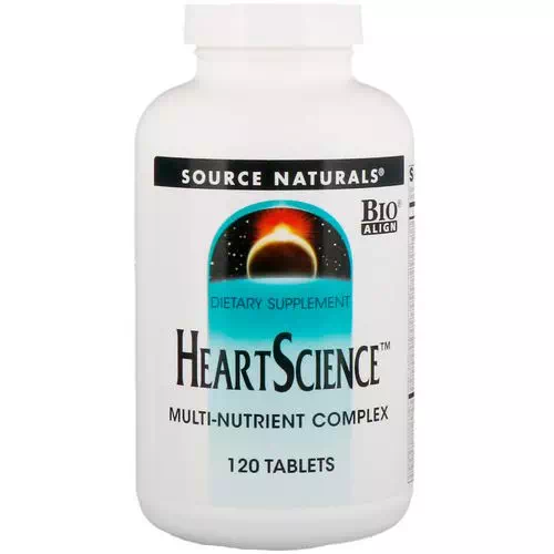 Source Naturals, Heart Science, Multi-Nutrient Complex, 120 Tablets Review
