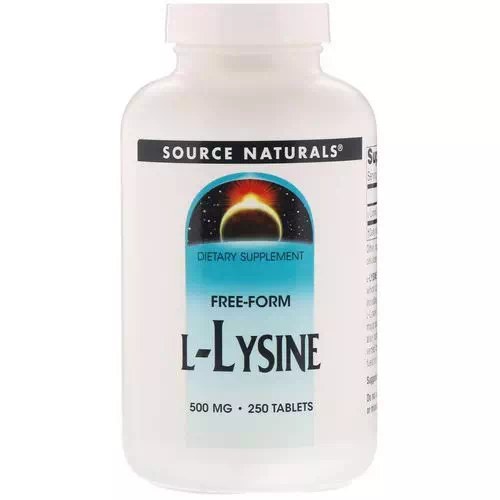 Source Naturals, L-Lysine, 500 mg, 250 Tablets Review