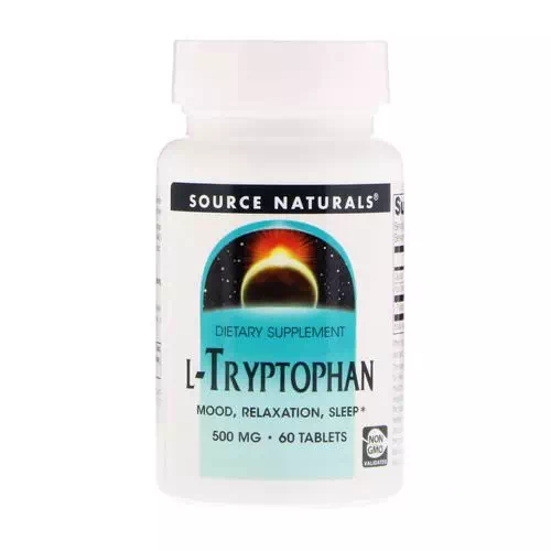 Source Naturals, L-Tryptophan, 500 mg, 60 Tablets Review