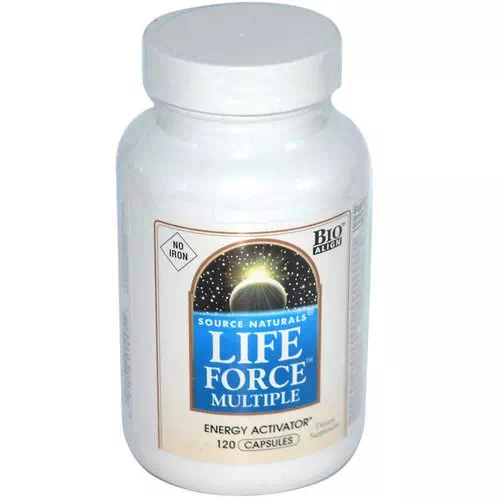 Source Naturals, Life Force Multiple, No Iron, 120 Capsules Review